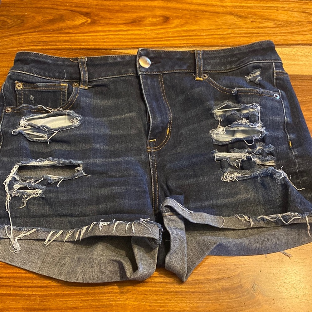 American eagle hi rise shortie 14 super stretch size 14